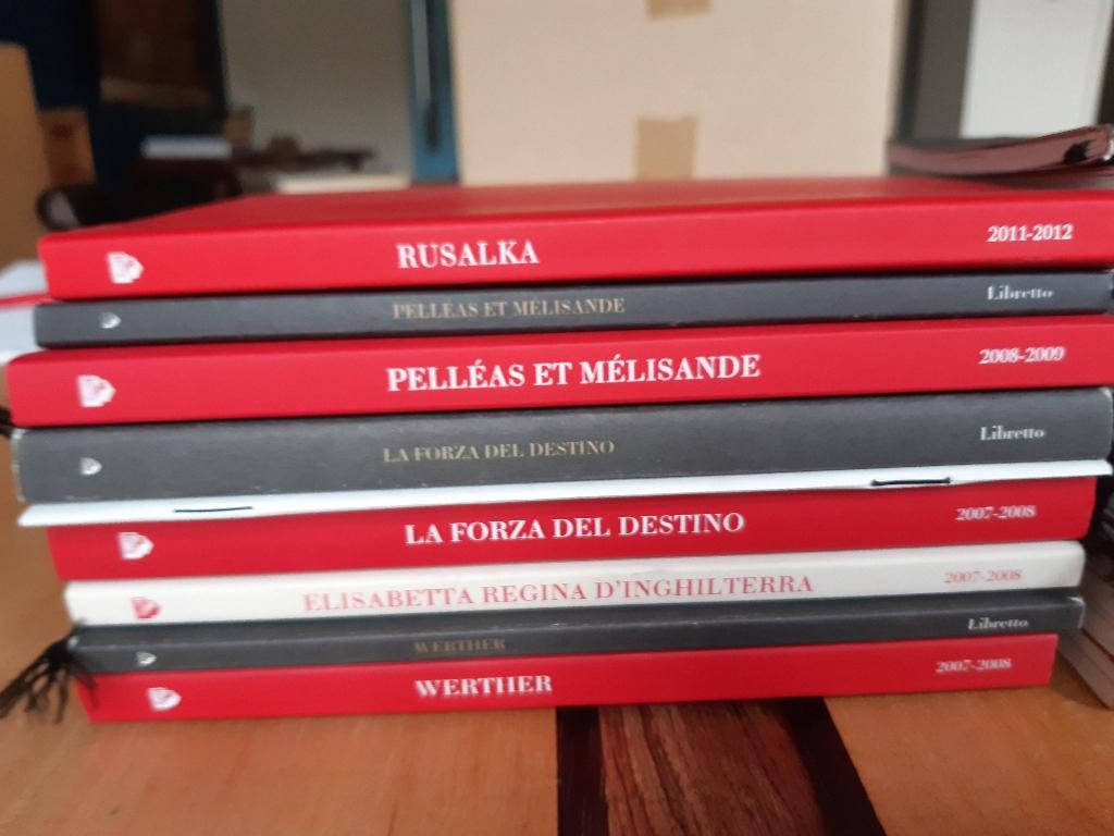 De Munt opera - programmaboeken en libretto's, Boeken, Ophalen of Verzenden