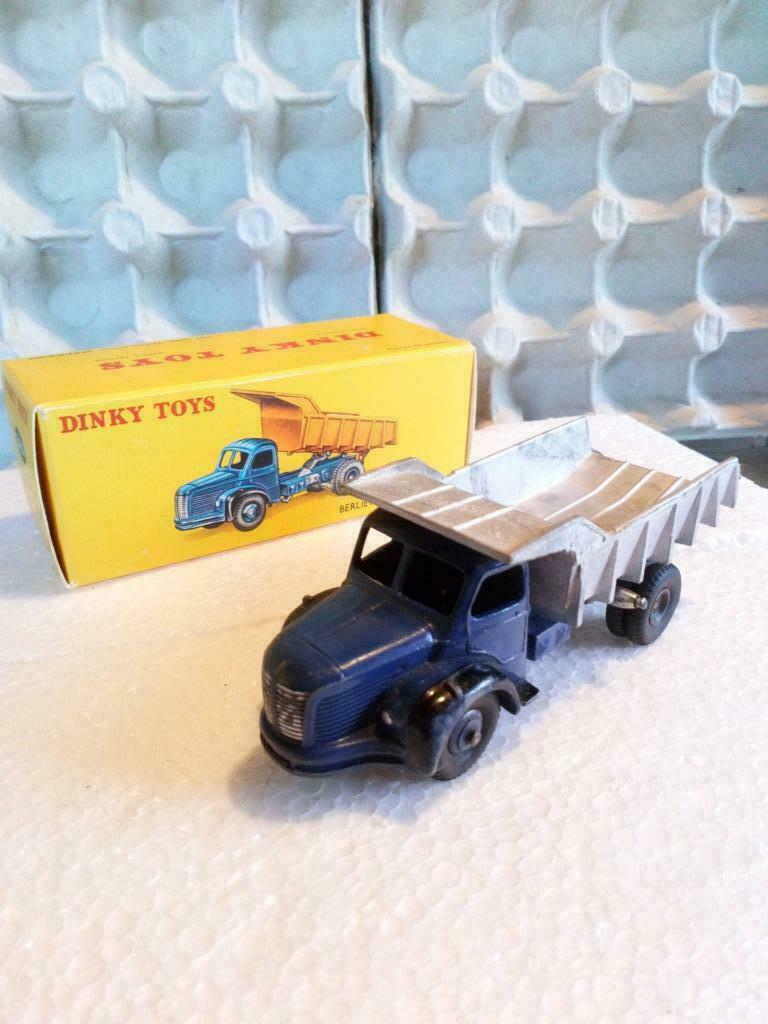 BERLIET BENNE CARRIERE DINKY TOYS MECCANO 34A, Envoi, Utilisé, Bus ou Camion