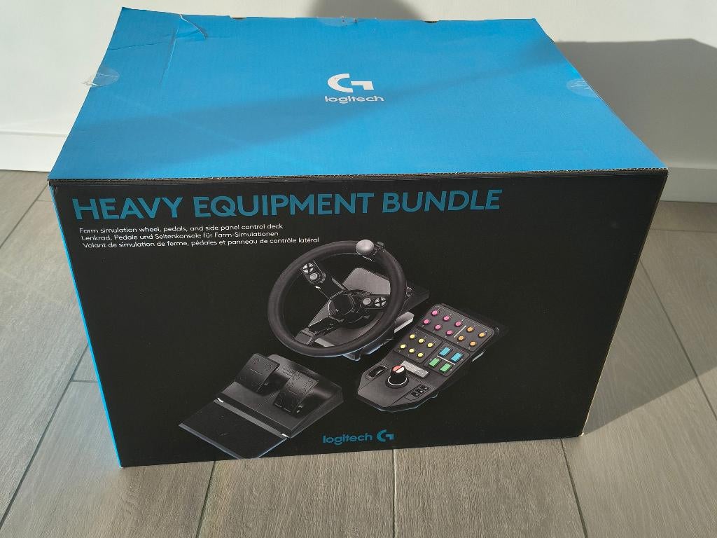 Ensemble d'équipements lourds Logitech G — Farming Simulator, Enlèvement ou Envoi, 1 joueur, À partir de 7 ans, Comme neuf