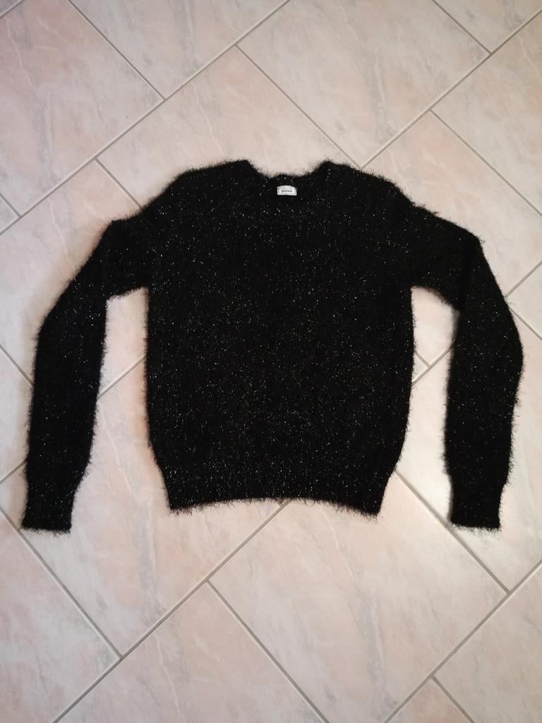 Pull à poils brillant, Taille 36 (S), Comme neuf, Pimkie, Noir