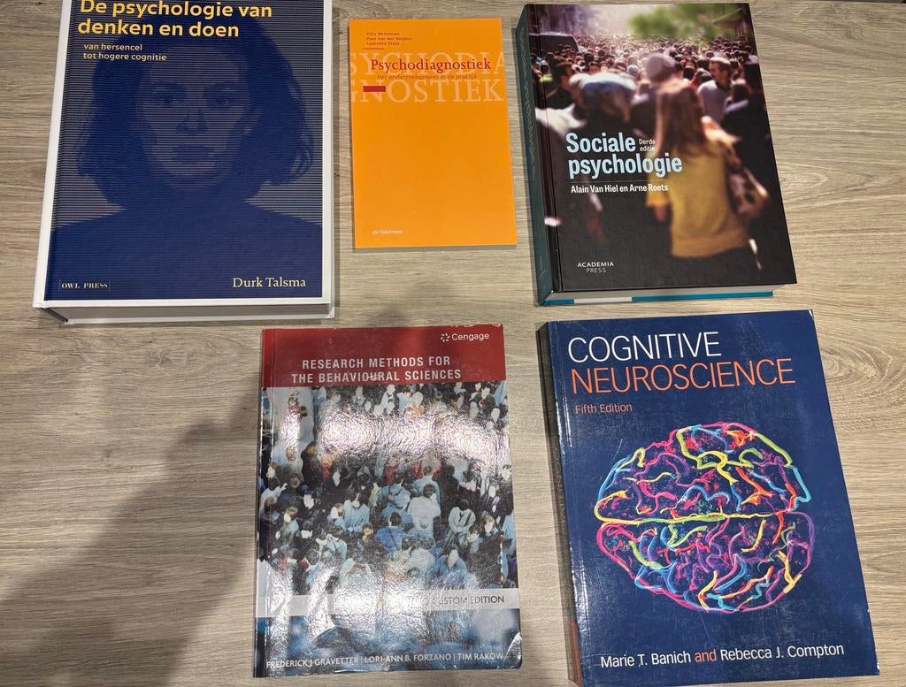 Pakket boeken klinische psychologie U-Gent, Boeken, Studieboeken en Cursussen, Ophalen, Zo goed als nieuw, Overige niveaus