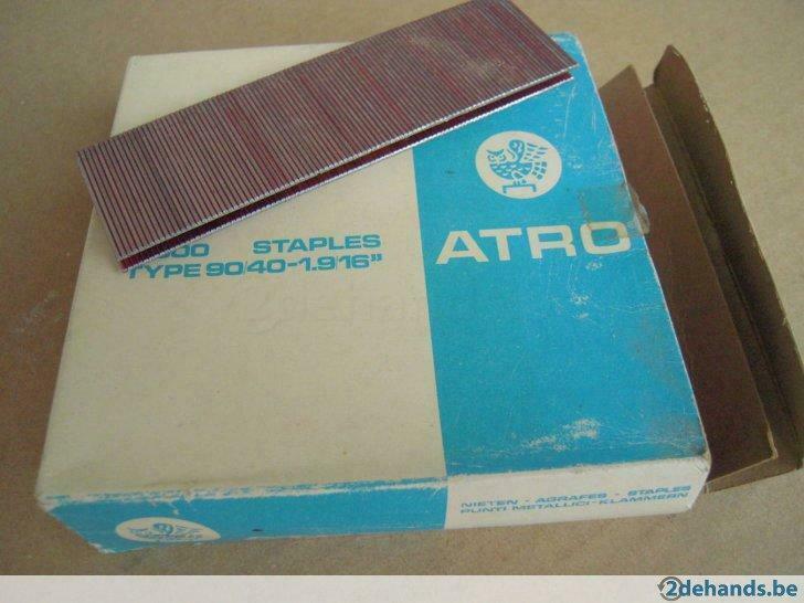 nieten,nietjes voor in nietmachine, nietpistool, 90/40, Ophalen of Verzenden, Nieuw