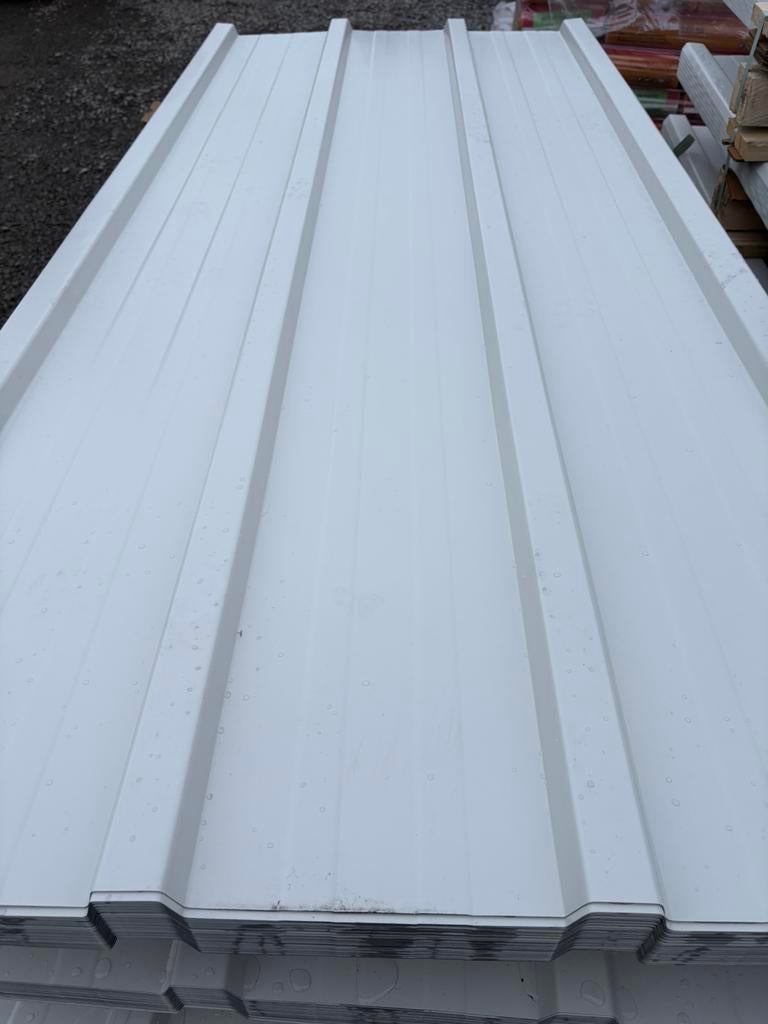 LOT PROMO ECOMIQUE TÔLES PROFILÉES BLANCHES 3 mètres, Bricolage & Construction, Enlèvement ou Envoi, Neuf