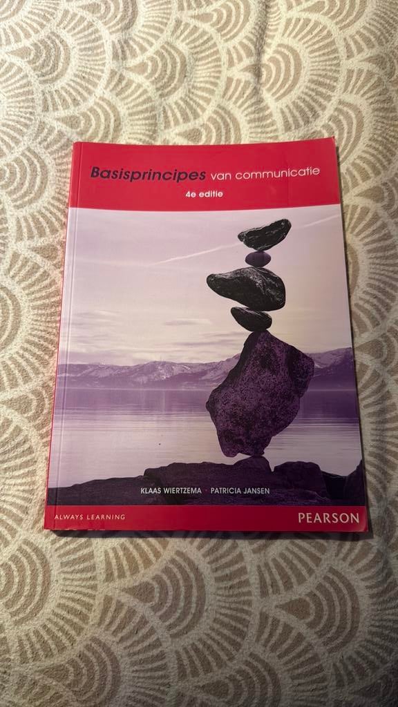 Patricia Jansen - Basisprincipes van communicatie, Enlèvement ou Envoi, Néerlandais, Patricia Jansen; Klaas Wiertzema