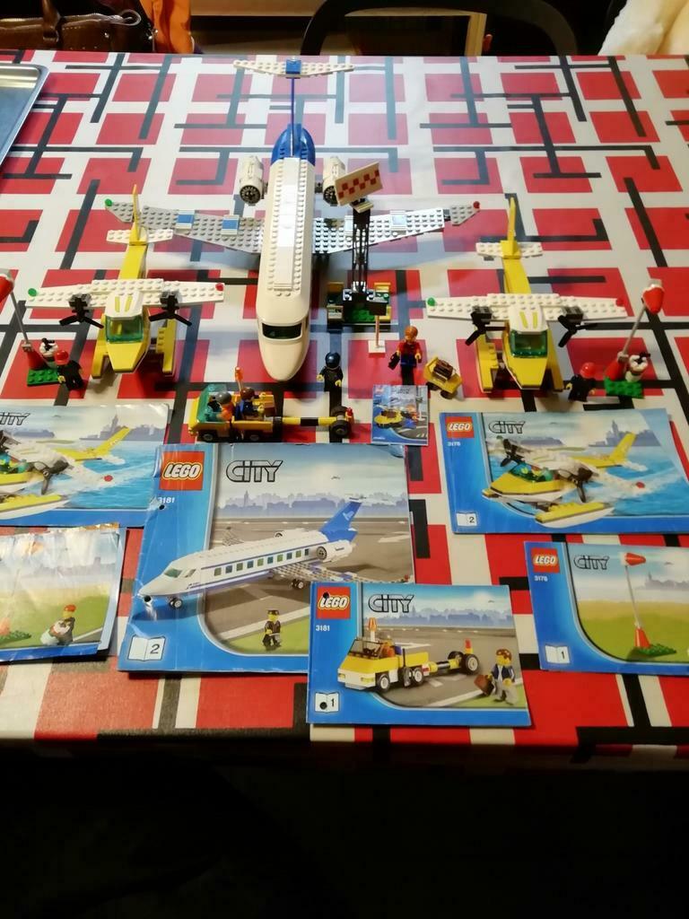Lego luchthaven, Ophalen of Verzenden, Zo goed als nieuw, Complete set, Lego