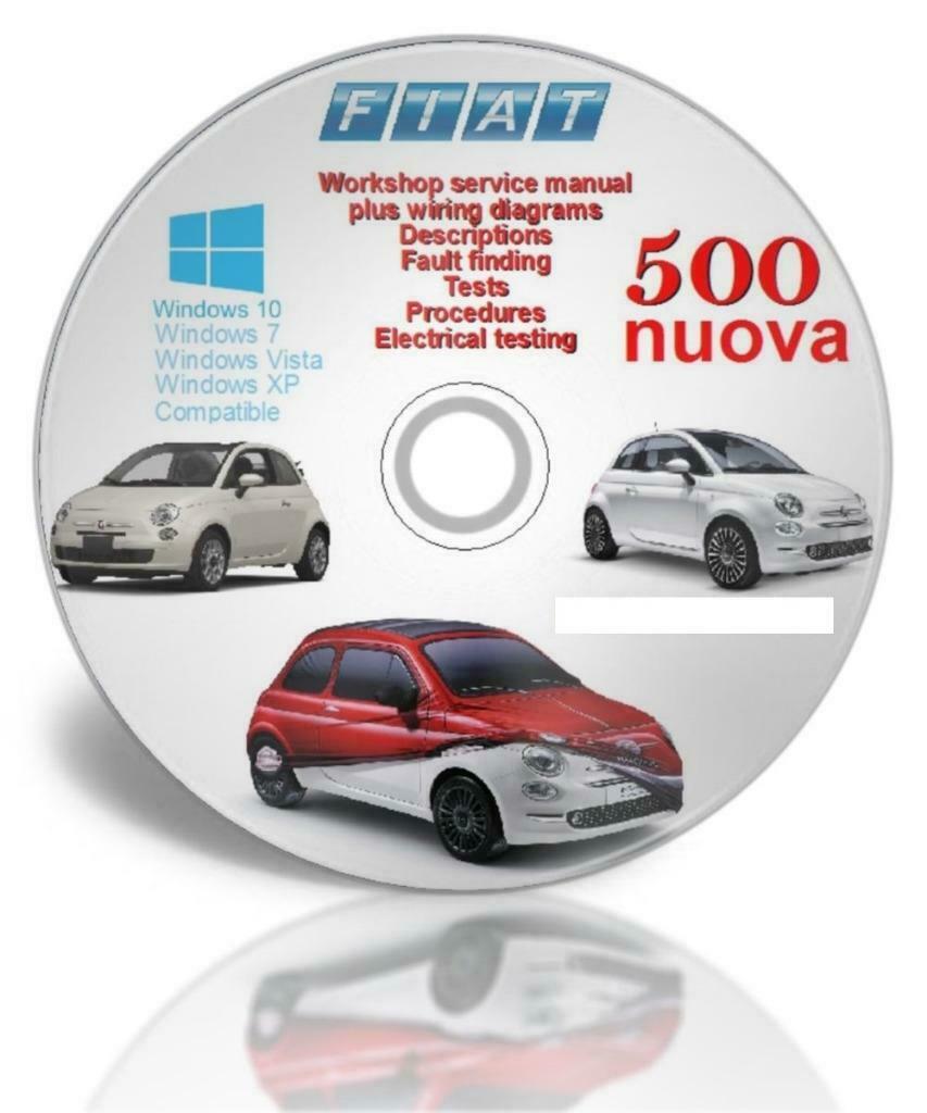 Fiat 500 Nuova - Meertalige Factory Repair Service Manual, Envoi