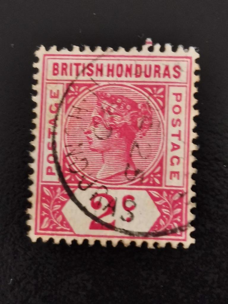 British Honduras 1891 - Koningin Victoria, Ophalen of Verzenden, Gestempeld, Midden-Amerika