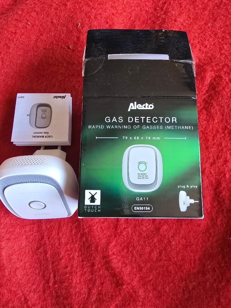 Alecto GA11 - Détecteur de gaz pour gaz naturel, Enlèvement ou Envoi, Comme neuf, Gaz, Autres types