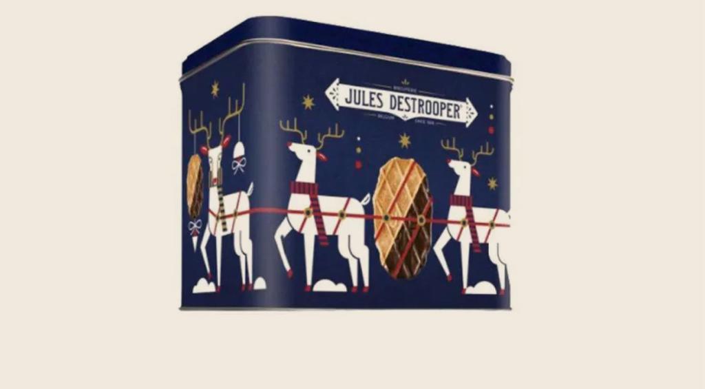 2x Jules Destrooper, Lata Jules Christmas Navidad 2020 150g, Verzamelen, Ophalen