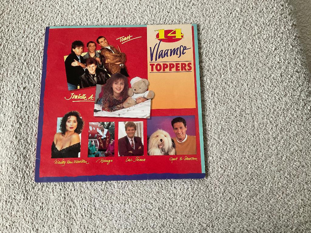 14 Vlaamse toppers lp, Enlèvement, Utilisé