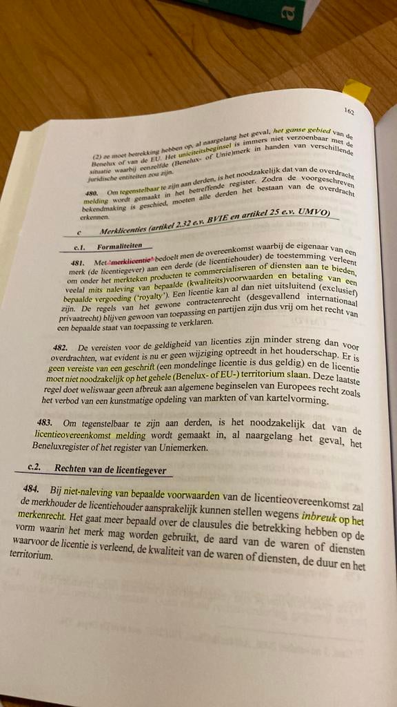 Inleiding tot de intellectuele rechten, Livres, Enlèvement ou Envoi, Comme neuf