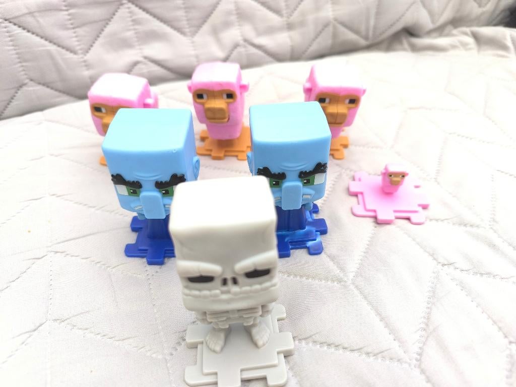 Minecraft figuurtjes, Ophalen of Verzenden, Zo goed als nieuw
