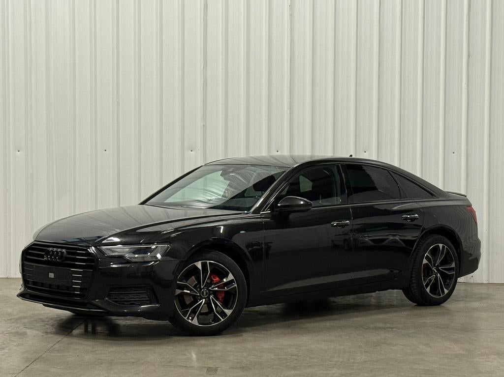 Audi A6 40TDI - BJ2019 - 204Pk - Black Edition - Automaat, Auto's, 4 cilinders, Leder en Stof, Zwart, Bedrijf