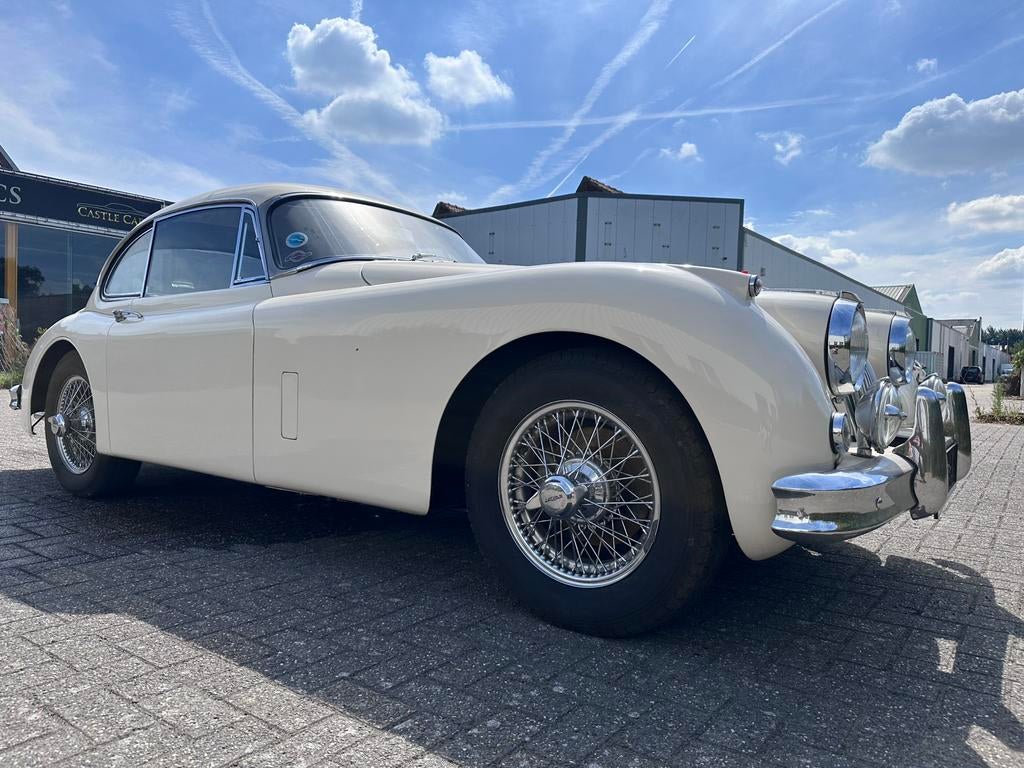 Jaguar XK150 S coupe - 1959 - 3.4L - 250pk, Auto's, 4 zetels, Zwart, Wit, Leder