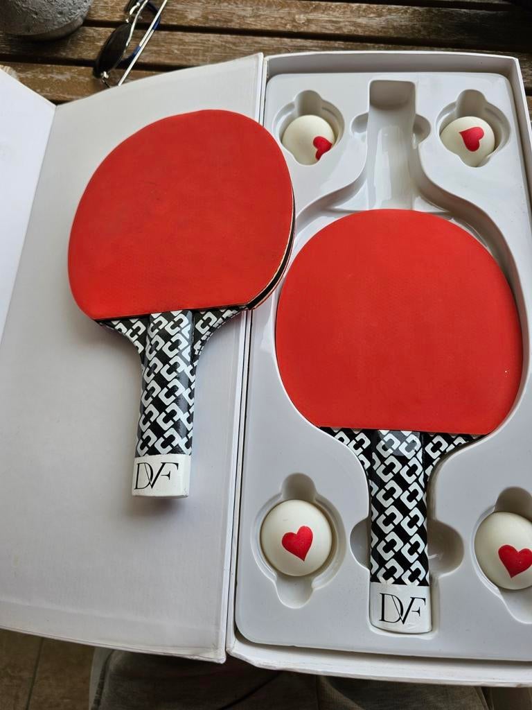Dvf ping pong set, Sport en Fitness, Tafeltennis, Zo goed als nieuw, Ophalen of Verzenden
