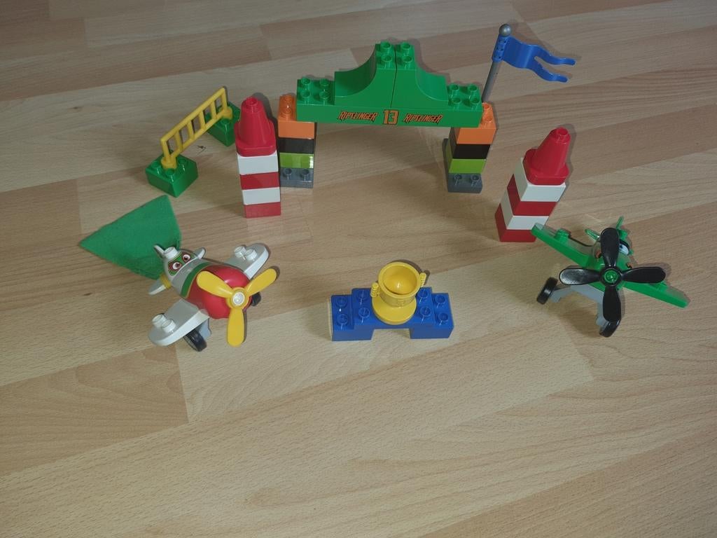 LEGO DUPLO Planes Ripslingers Luchtrace - 10510, Enlèvement ou Envoi, Comme neuf, Ensemble complet, Duplo