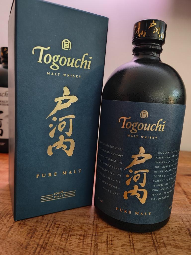 Togouchi Pure Malt - 70 cl, 40 % + boîte de whisky japonais, Collections, Vins, Neuf, Autres types, Autres régions, Pleine, Enlèvement ou Envoi