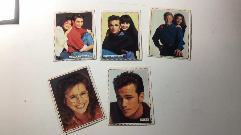 Autocollants 90210 (x5c), Enlèvement ou Envoi, Comme neuf, Affiche, Image ou Autocollant