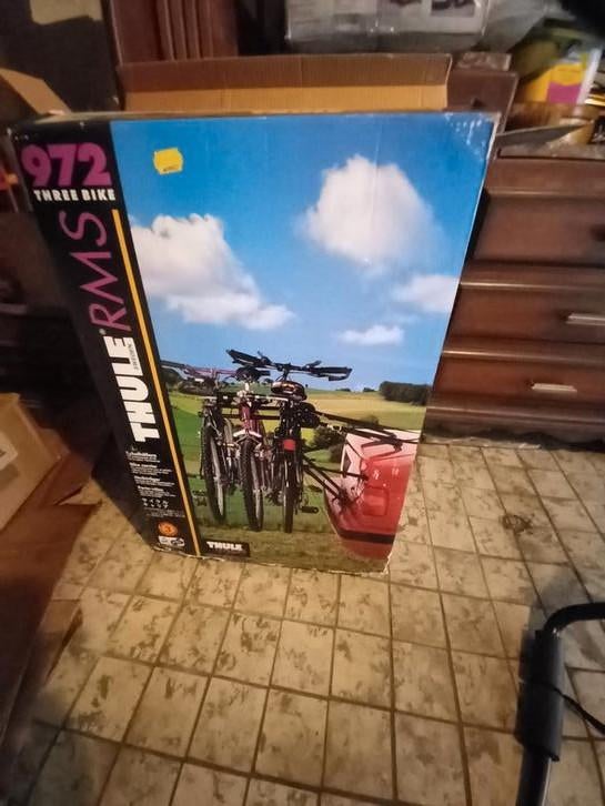 THULE KOFFERBAKHOUDER VOOR 3 FIETSEN, Ophalen, Zo goed als nieuw
