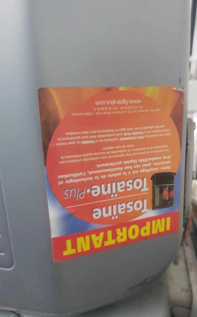 Réservoir de pétrole en acier inoxydable de 3,8 l pour poêle, Enlèvement