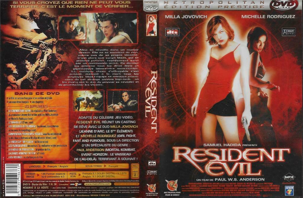 Resident Evil de Paul W.S. Anderson, Vanaf 12 jaar, Ophalen of Verzenden, Gore