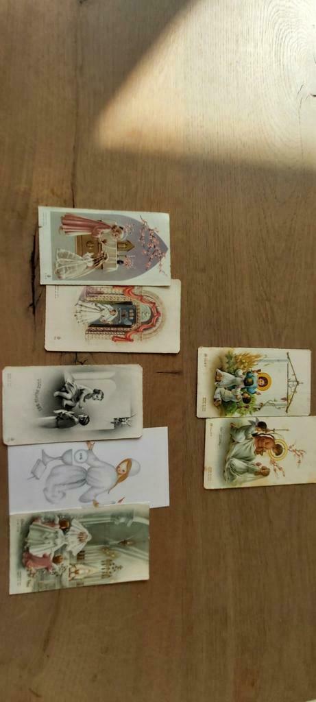 kaartjes/ prentjes plechtige communie 1960/61/62, Verzamelen, Ophalen of Verzenden, Gebruikt