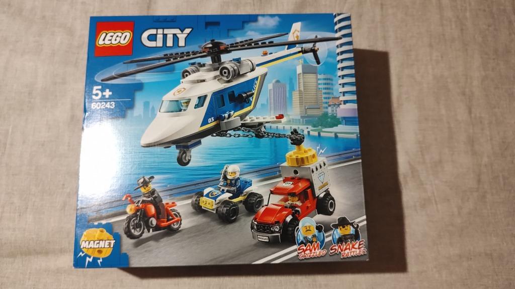 Lego City 60243 – Politiehelikopter achtervolging, City, Lego, Nieuw, Ophalen of Verzenden