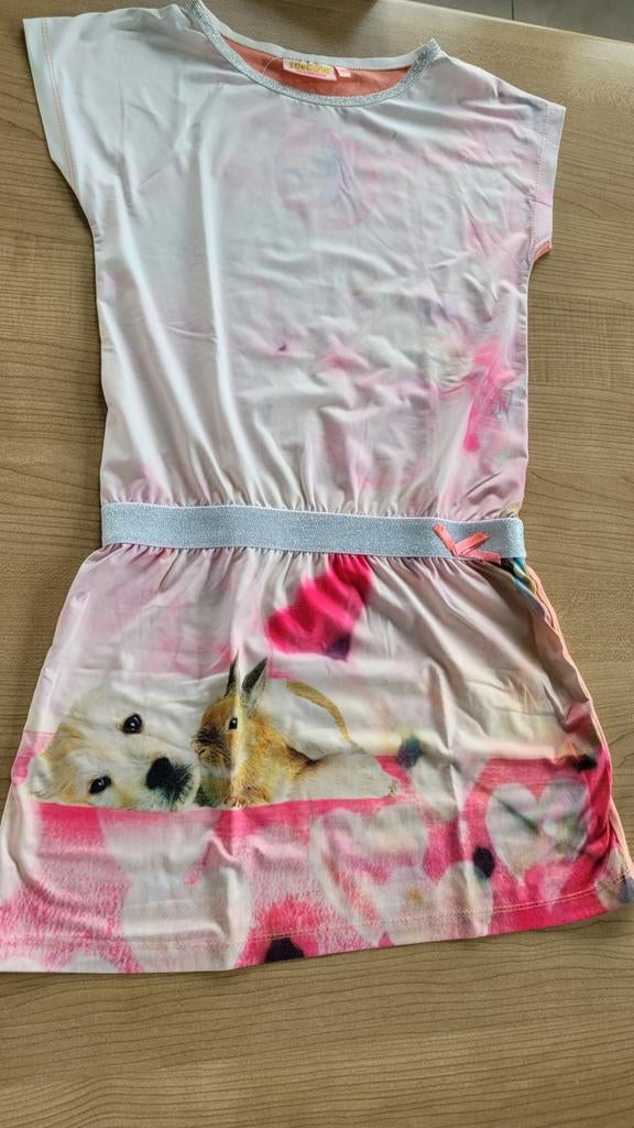 Kleed zalmroze hond Someone m 140, Kinderen en Baby's, Kinderkleding | Maat 140, Gebruikt, Meisje, Ophalen of Verzenden, Someone