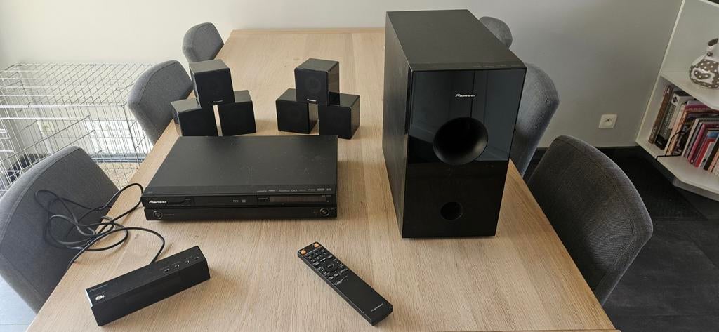PIONEER Home Cinema + Lecteur/graveur DVD avec HDD intégré, Ophalen, Gebruikt, Pioneer