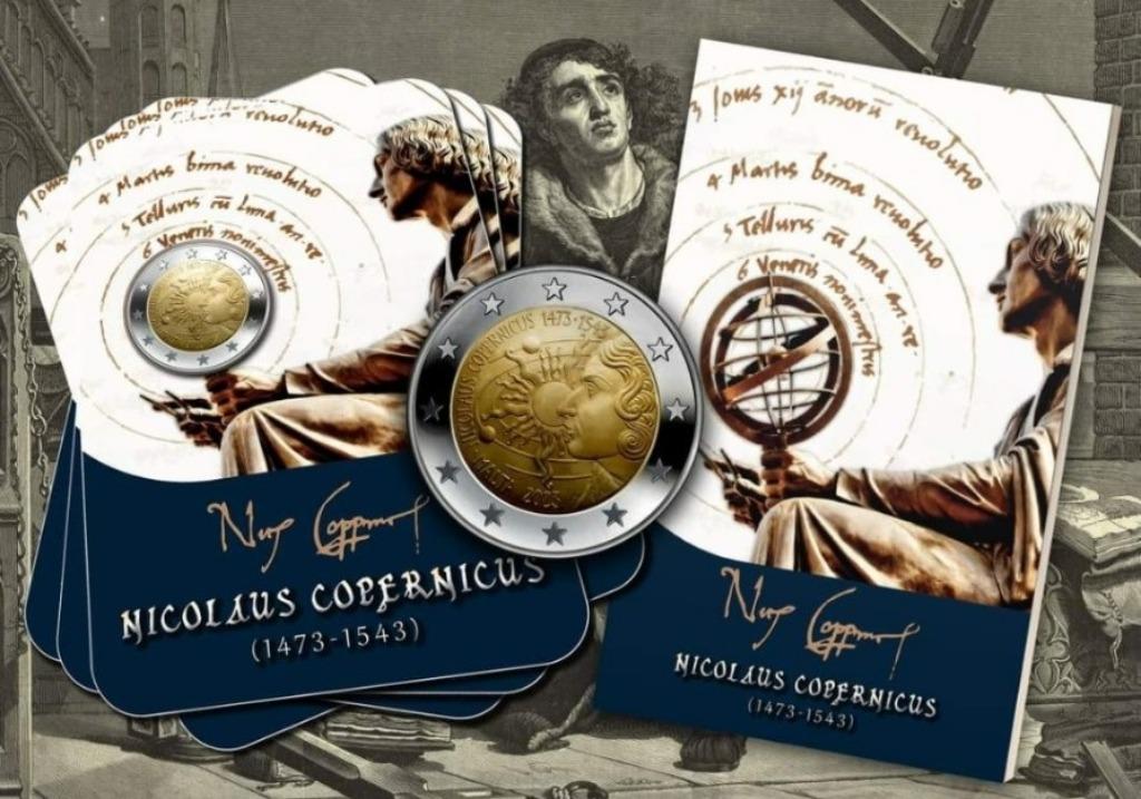 Malta 2023 - Nicolaus Copernicus - 2 euro CC - BU in blister, Ophalen of Verzenden, Malta, 2 euro, Setje
