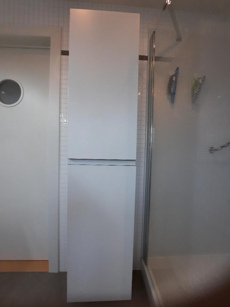 kolomkast wit 172 x 40cm badkamer, keuken, berging, 25 à 50 cm, Moins de 150 cm, Comme neuf, Autres matériaux