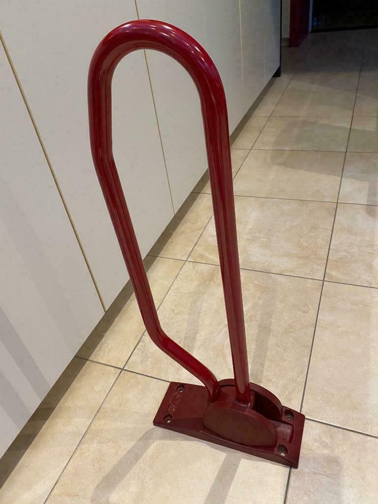 Opklapbare toiletbeugel Linido Bordeaux rood 80 cm, Verzenden, Gebruikt