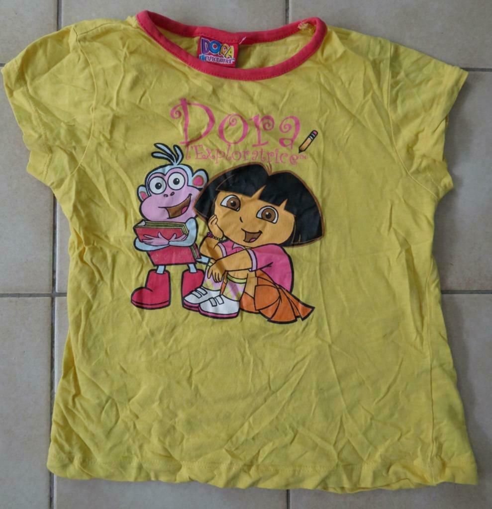 T-shirt Dora l'exploratrice 6 ans, Enfants & Bébés, Enlèvement ou Envoi, Neuf, Fille, Chemise ou Chemisier