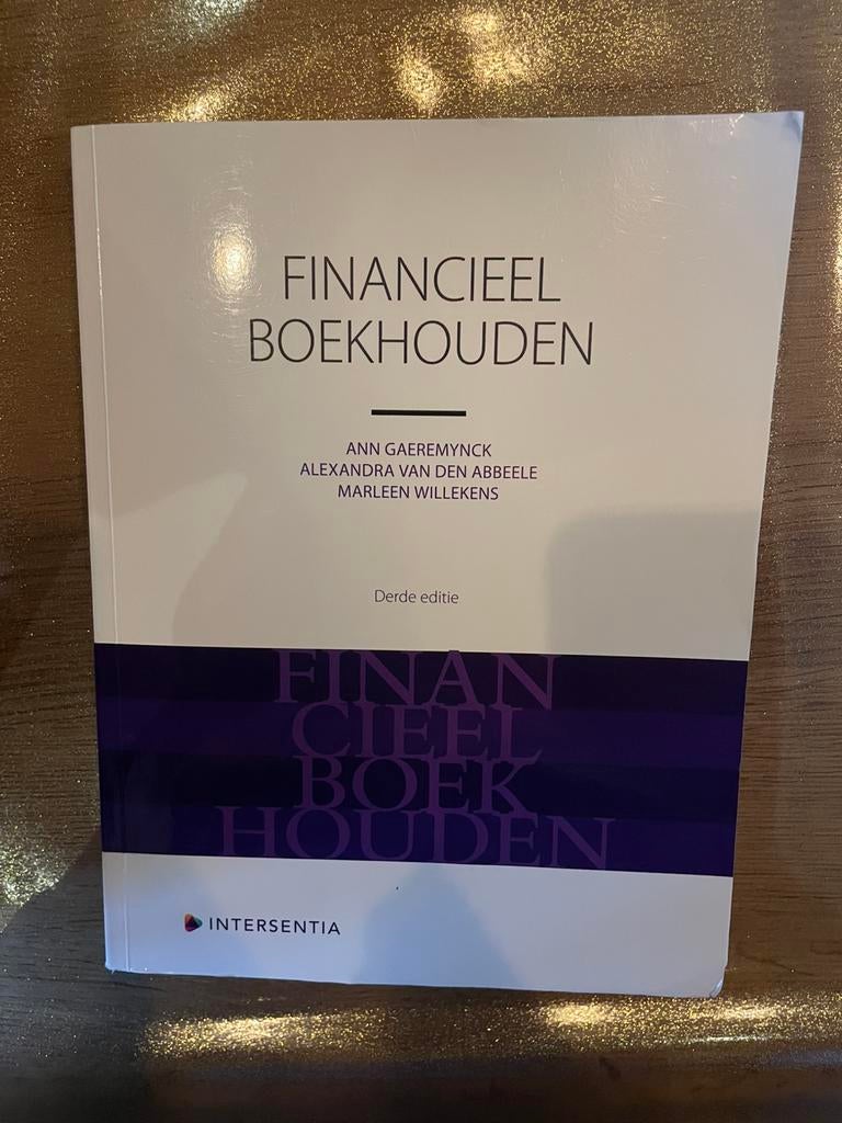 Financieel boekhouden (derde editie), Ophalen of Verzenden, Alexandra Van den Abbeele; Ann Gaeremynck