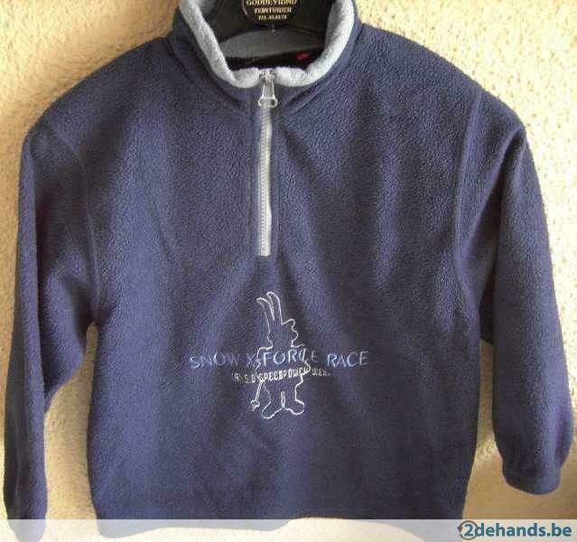 Warme fleece trui - Cicerone - maat 116., Ophalen of Verzenden, Gebruikt, Jongen, Trui of Vest