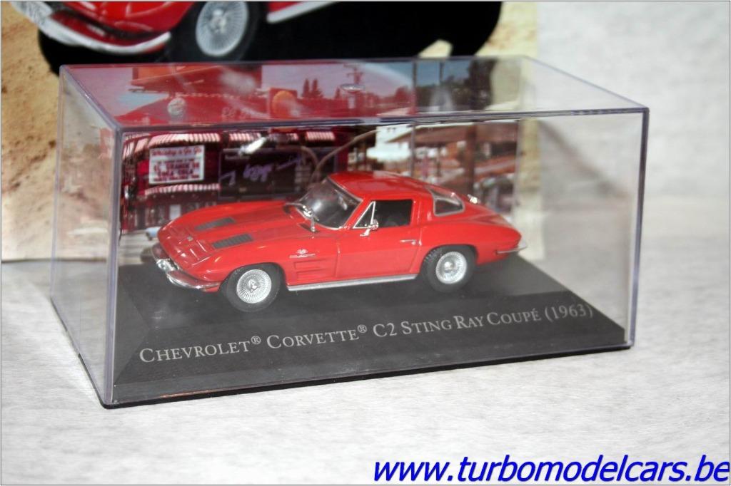 Chevrolet Corvette Stingray 1963 1/43 Altaya, Enlèvement ou Envoi, Neuf, Voiture, Autres marques