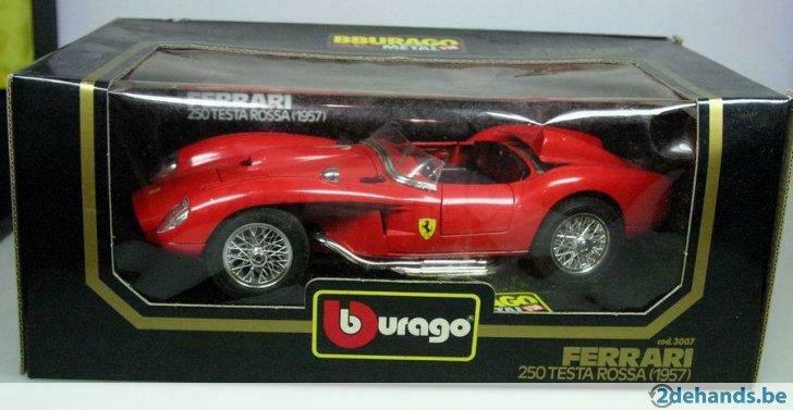 Ferrari 250 Testa rossa 1/18 Burago, Enlèvement ou Envoi, Utilisé, Plus grand que 1:32, Voiture