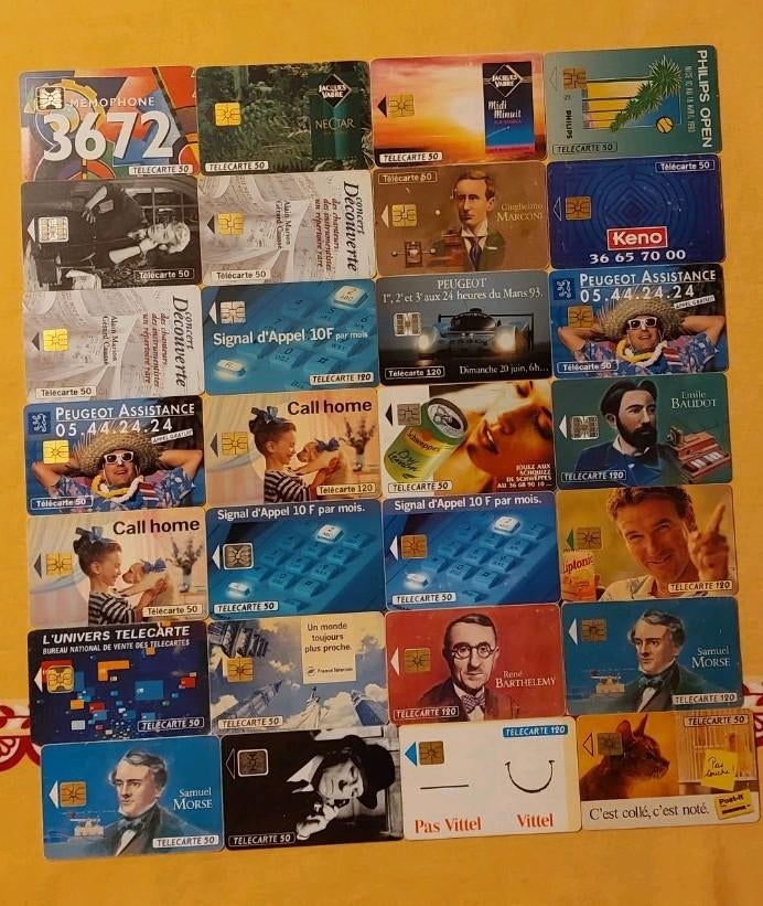 28 cartes téléphoniques françaises de 1993, Enlèvement ou Envoi
