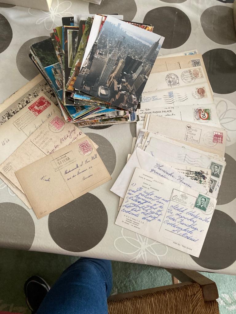 Oude postkaarten in goede staat. Met postzegel en stempel., Verzamelen, Ophalen