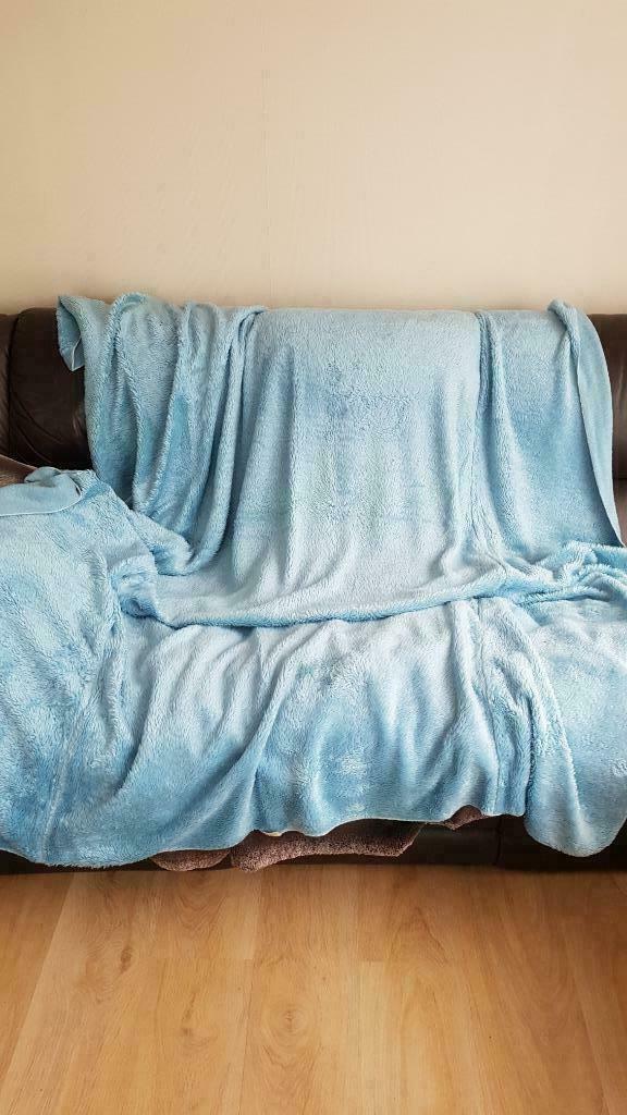 bedsprei 1 persoon, Gebruikt, Eenpersoons, Blauw, Overige typen