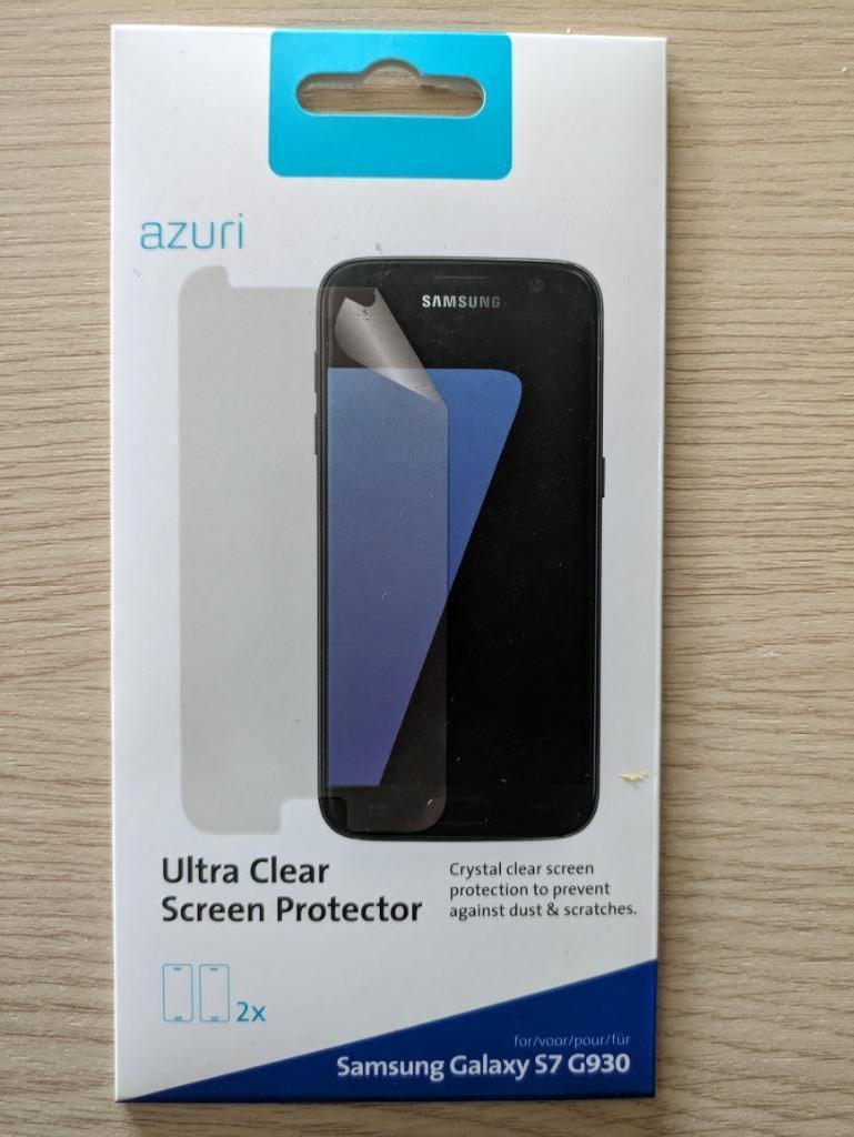 Screen protector screenprotector Samsung S7, Telecommunicatie, Verzenden, Nieuw, Frontje of Cover