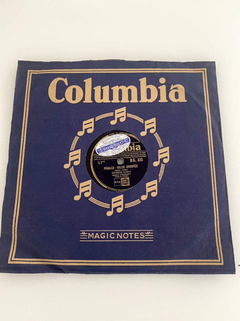 78 RPM Georges Ulmer ‎– Pigalle / C'est Loin Tout Ça, Ophalen, Gebruikt