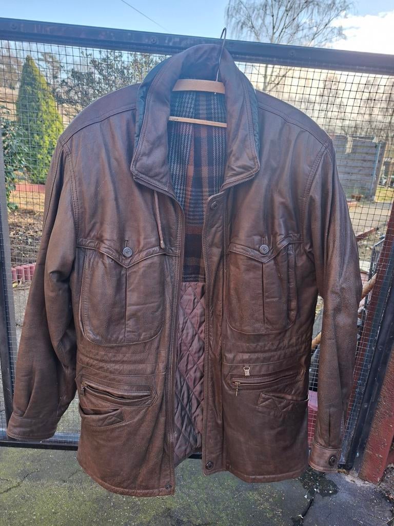Jas Angelo Litrico, Kleding | Heren, Jassen | Winter, Ophalen, Bruin, Maat 48/50 (M), C&A Angelo Litrico