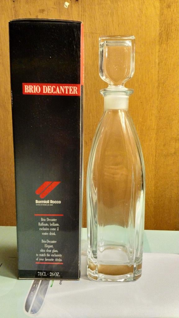 Nieuwe glazen karaf Bormioli Rocco 78 cl, Enlèvement ou Envoi, Neuf