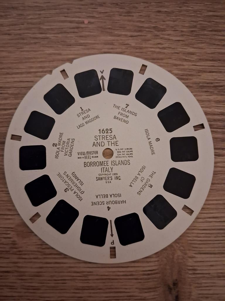 View-master : stressa and the boromese islands 1625, Verzamelen, Speelgoed, Ophalen of Verzenden