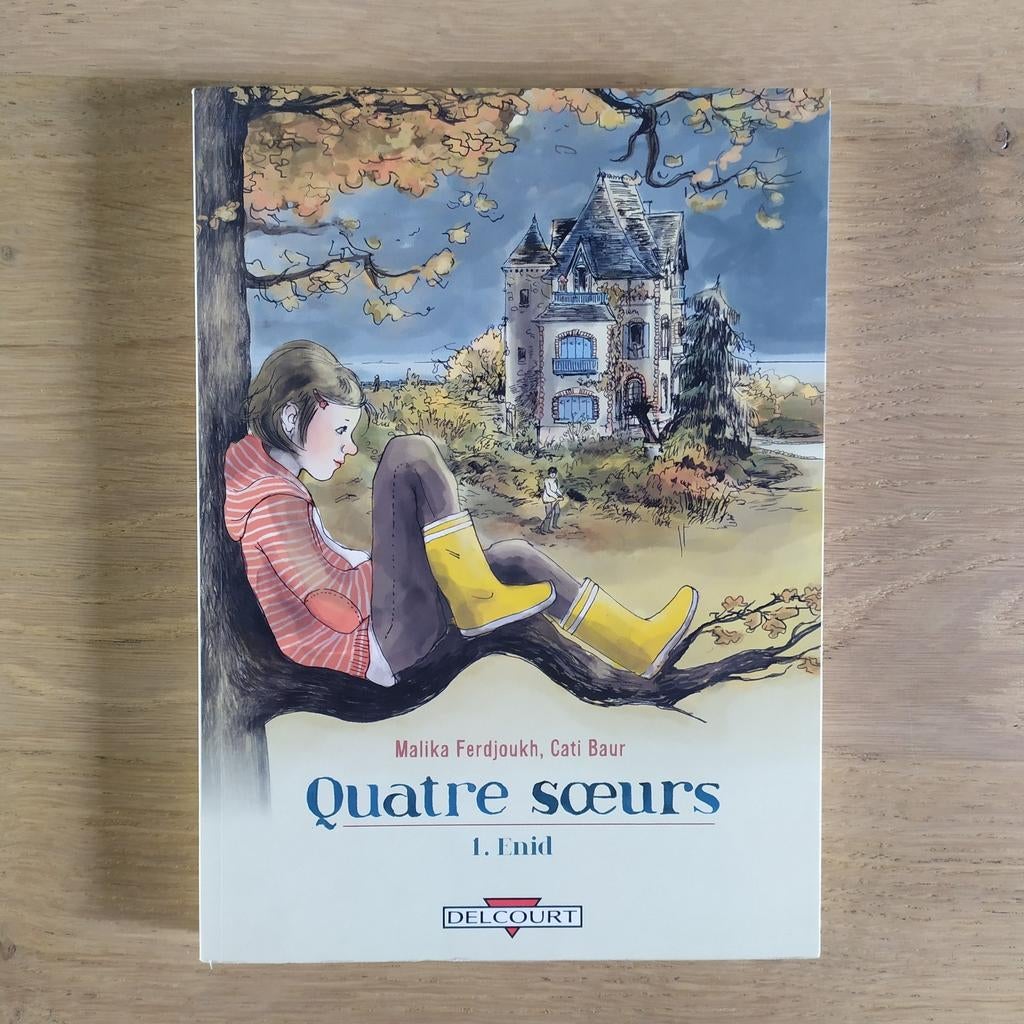Quatre soeurs 1 Enid M. Ferdjoukh C. Baur Re TBE, Eén stripboek, Ophalen of Verzenden