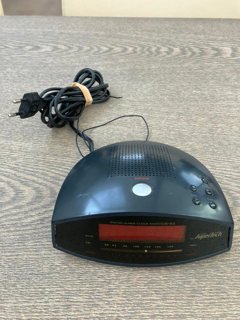 Wekker radio, Elektronische apparatuur, Ophalen of Verzenden, Gebruikt