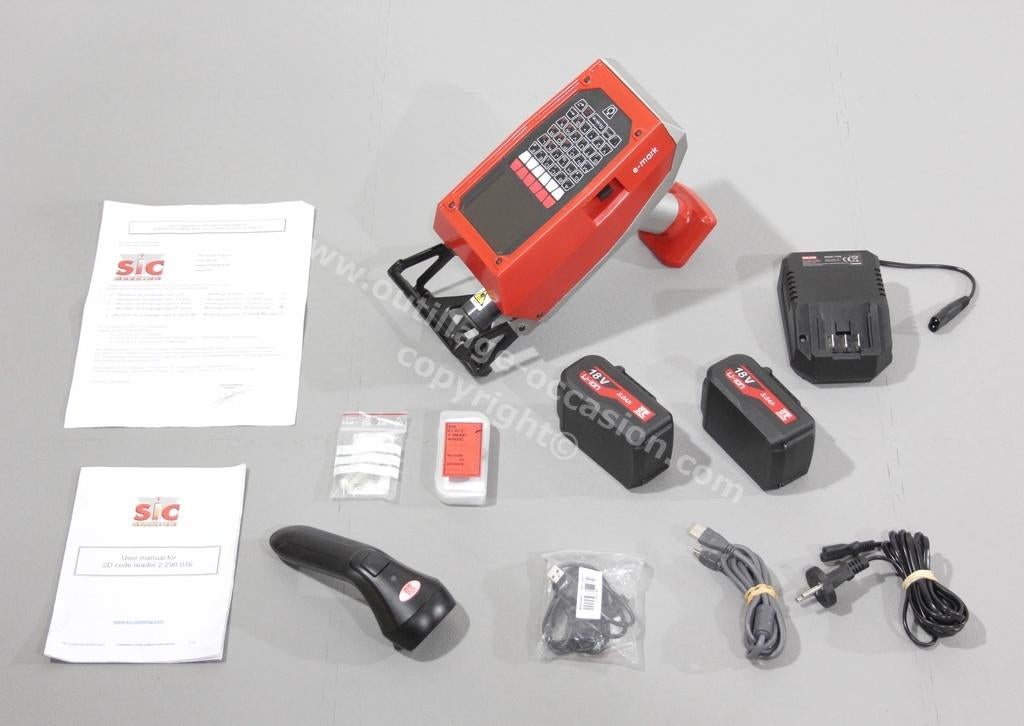 Appareil de marquage SIC Marking E-MARK, Envoi