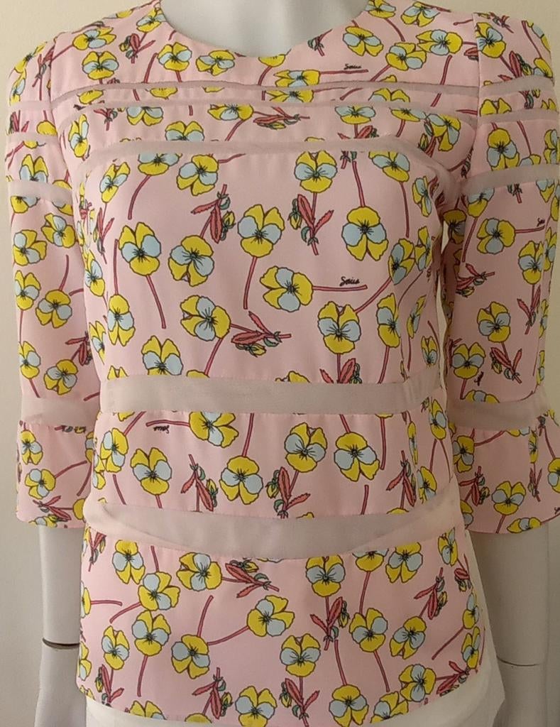 Blouse Sonia Rykiel, Enlèvement, Taille 38/40 (M), Bleu