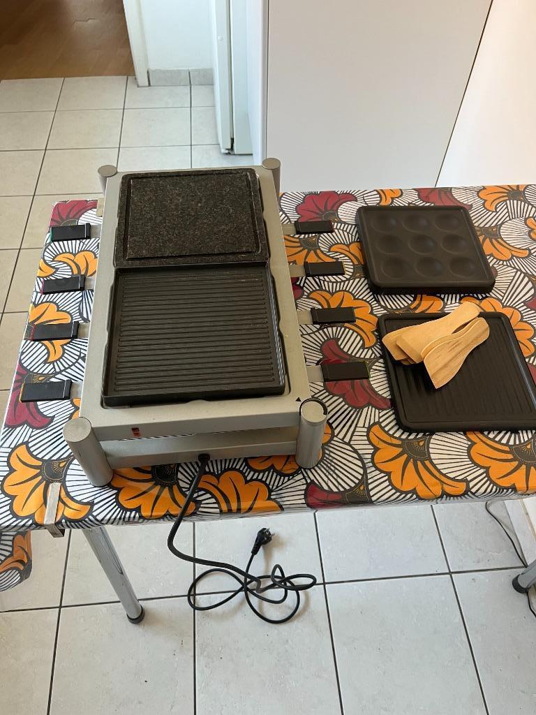 Raclette Gourmet 8 personnes, Ophalen of Verzenden, Zo goed als nieuw, 8 personen of meer